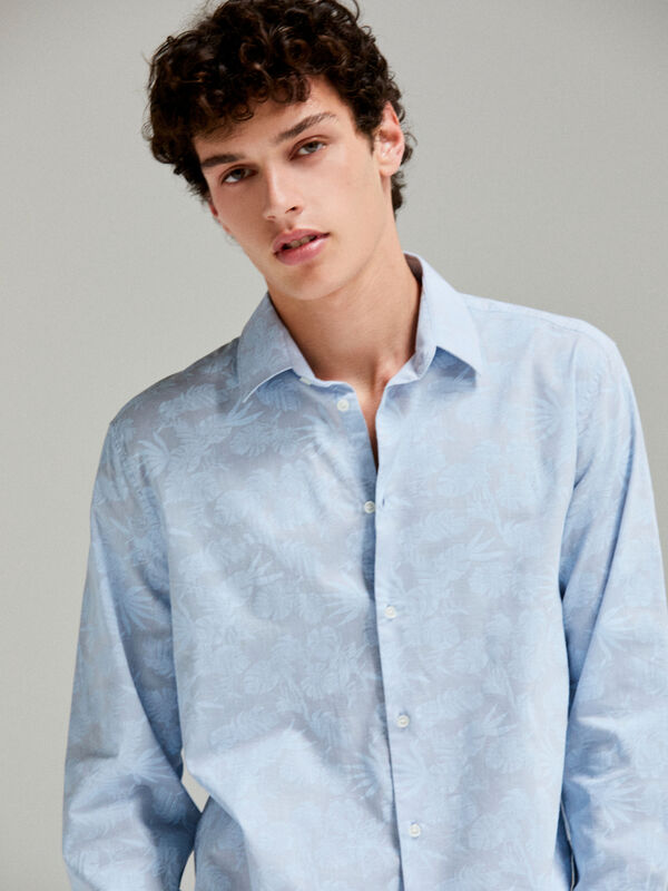 Printed shirt - men's regular fit shirts | Sisley