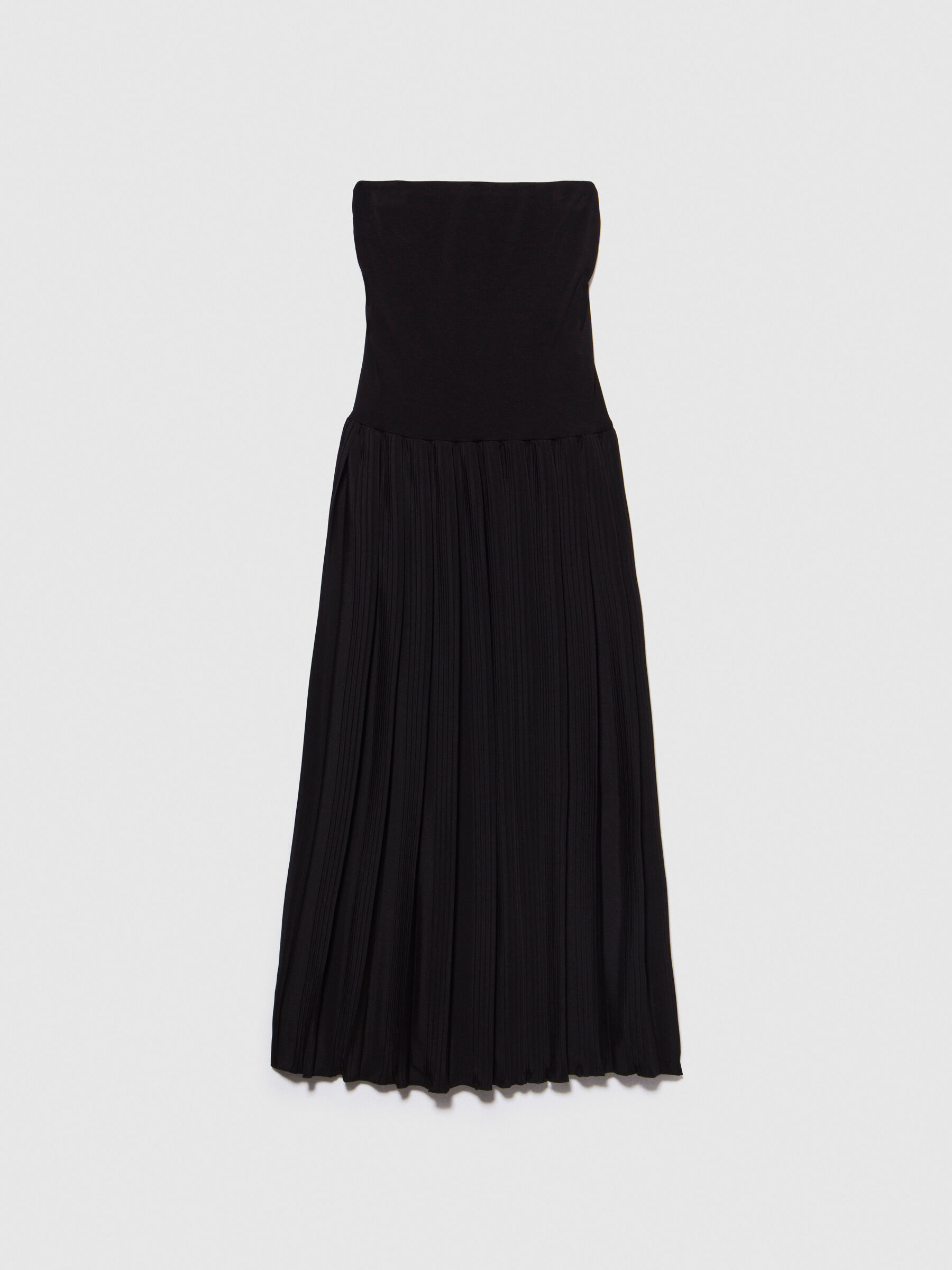 Long dress with pleats Women image number null