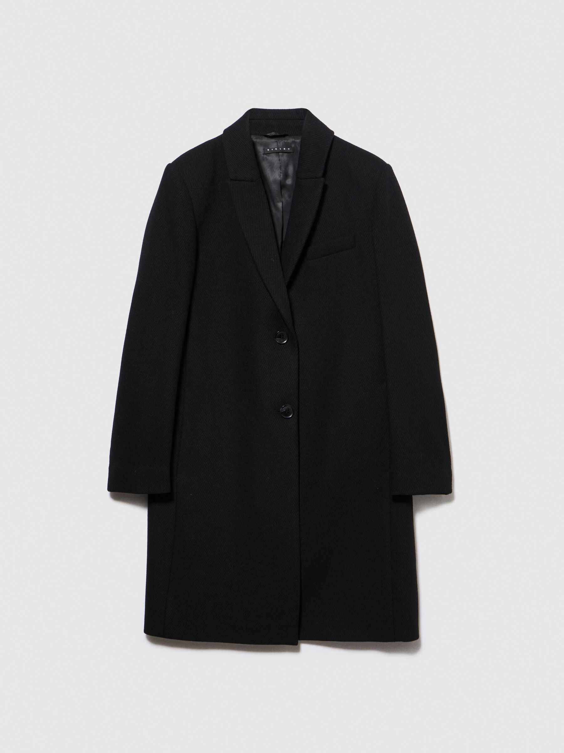 Walk Of Shame single breasted coat - Black