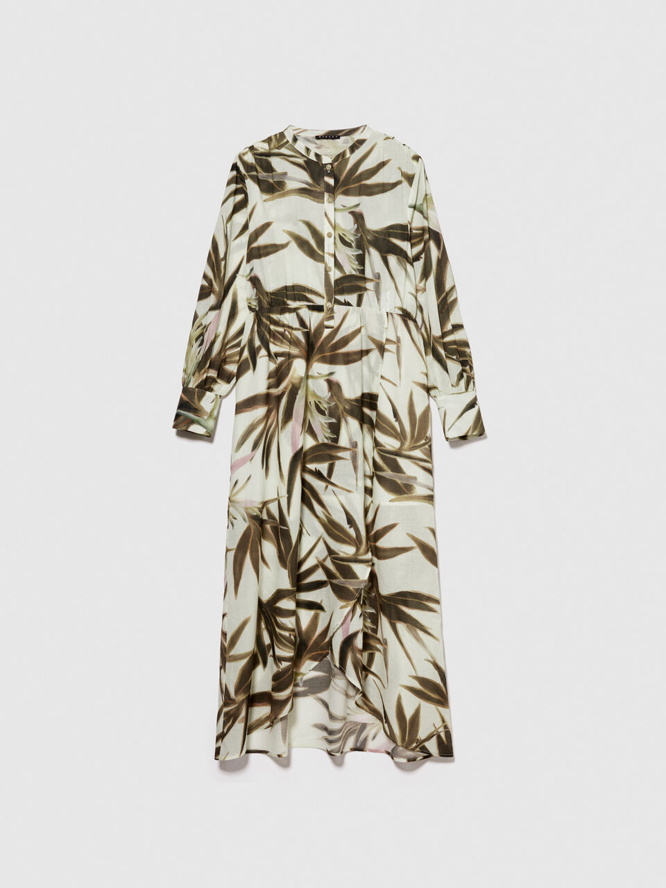 Printed shirt dress Women image number null