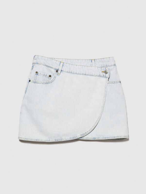 Denim mini skirt - women's mini skirts | Sisley