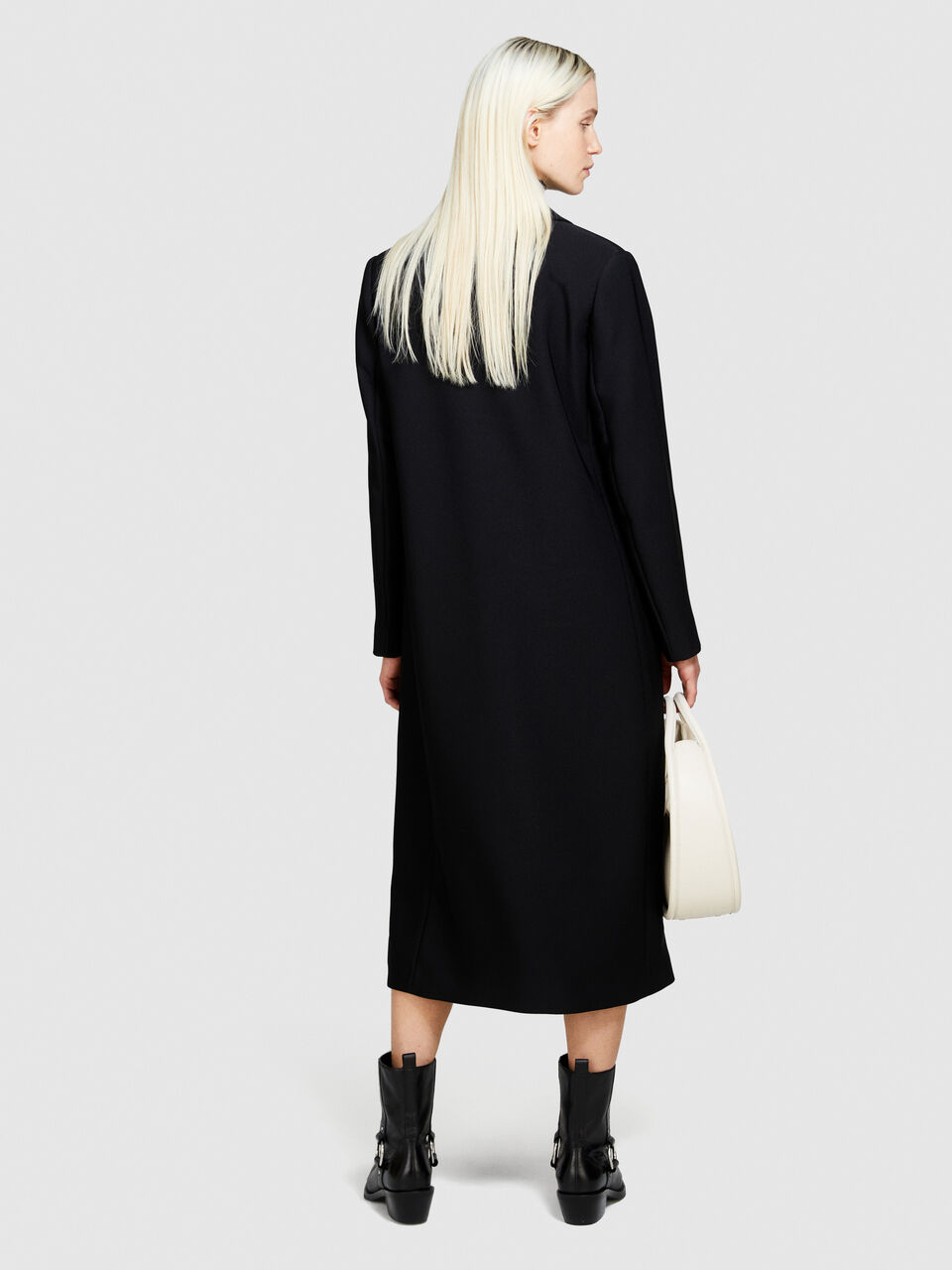 Single-breasted duster coat Women image number null