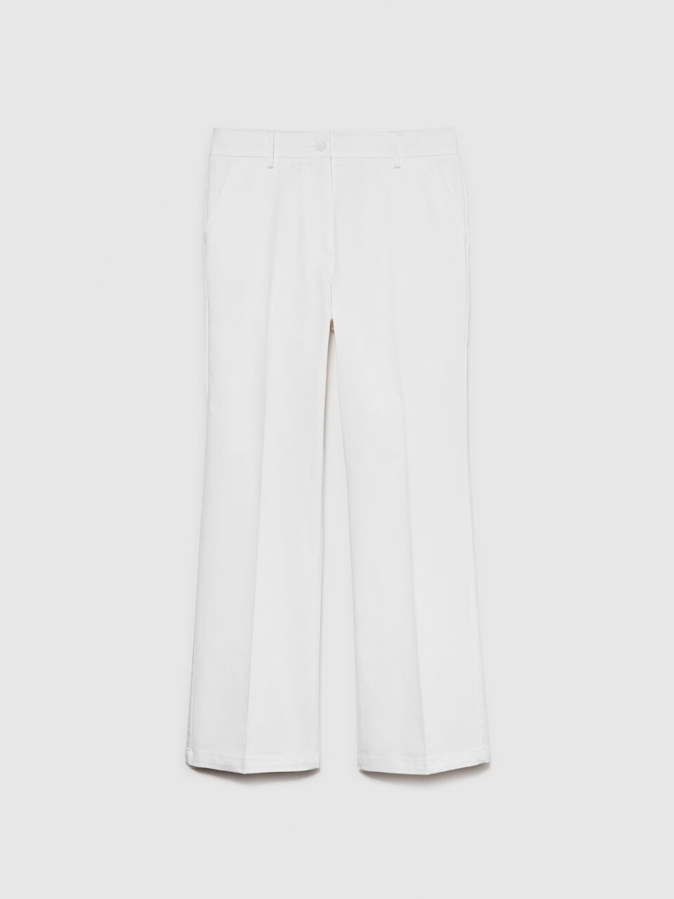 Cropped flared trousers Women image number null