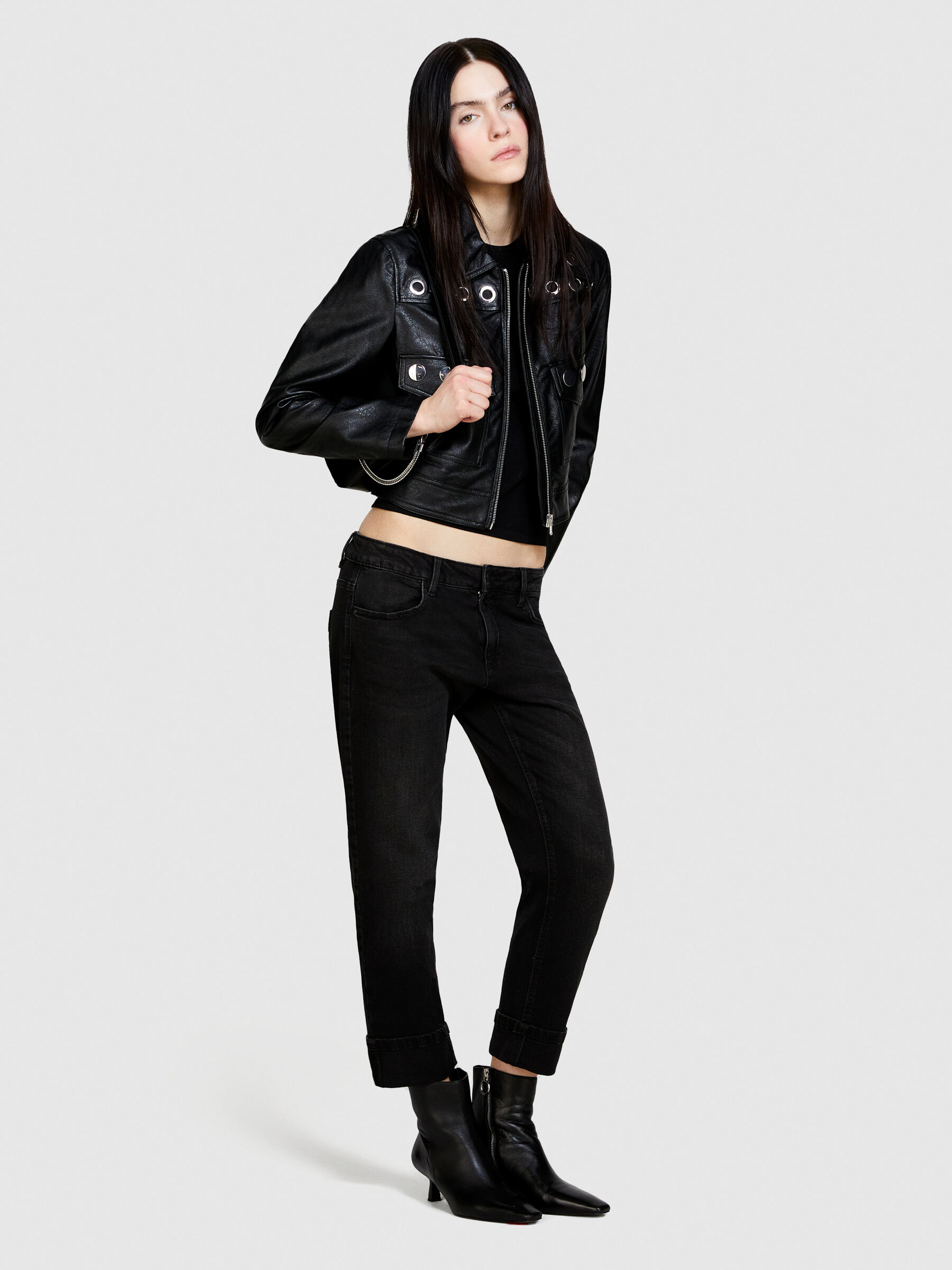Slim carrot fit Lima jeans Black Sisley