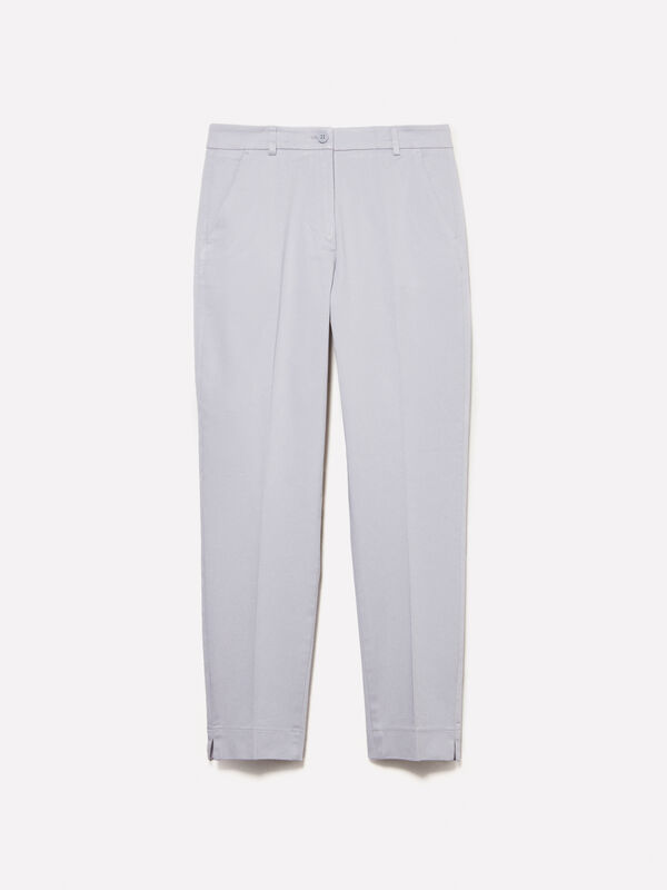 Light gray chinos Light gray chinos - women's chino trousers | Sisley