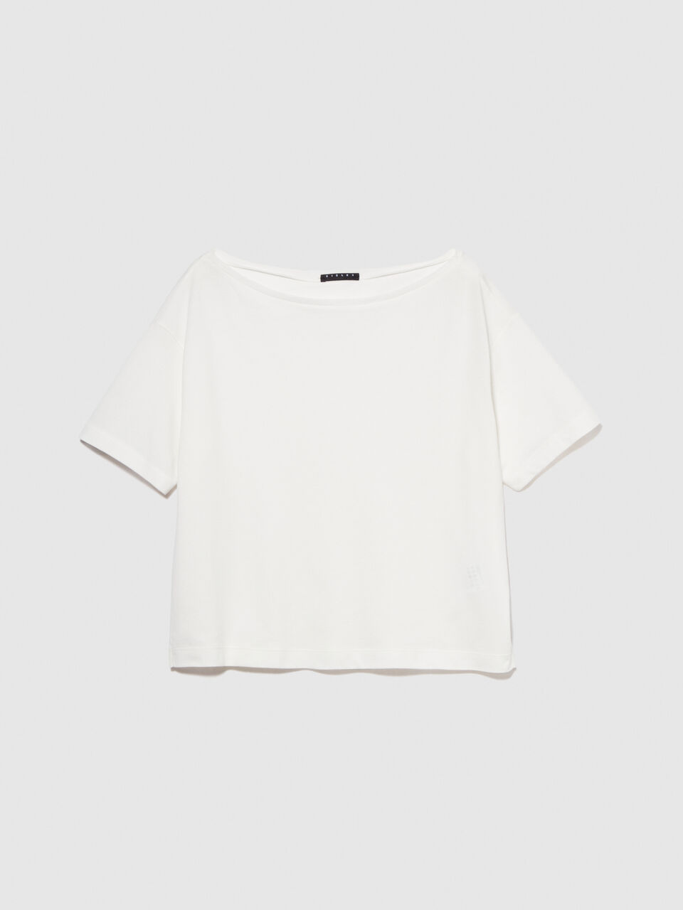 T-shirt with boat neck Women image number null