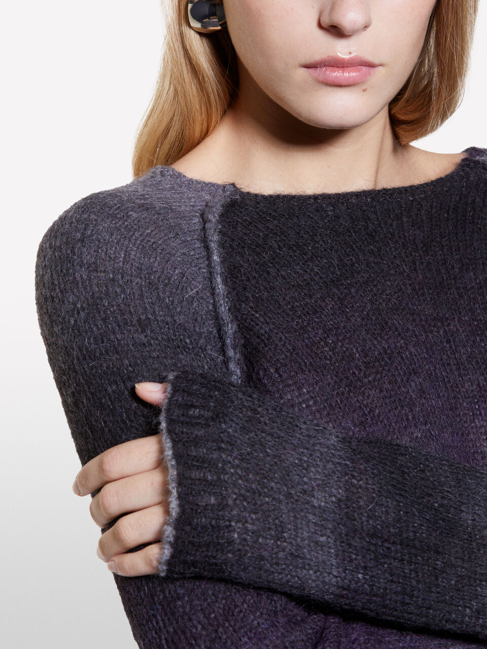 BOAT-NECK SWEAT.L/S Women image number null