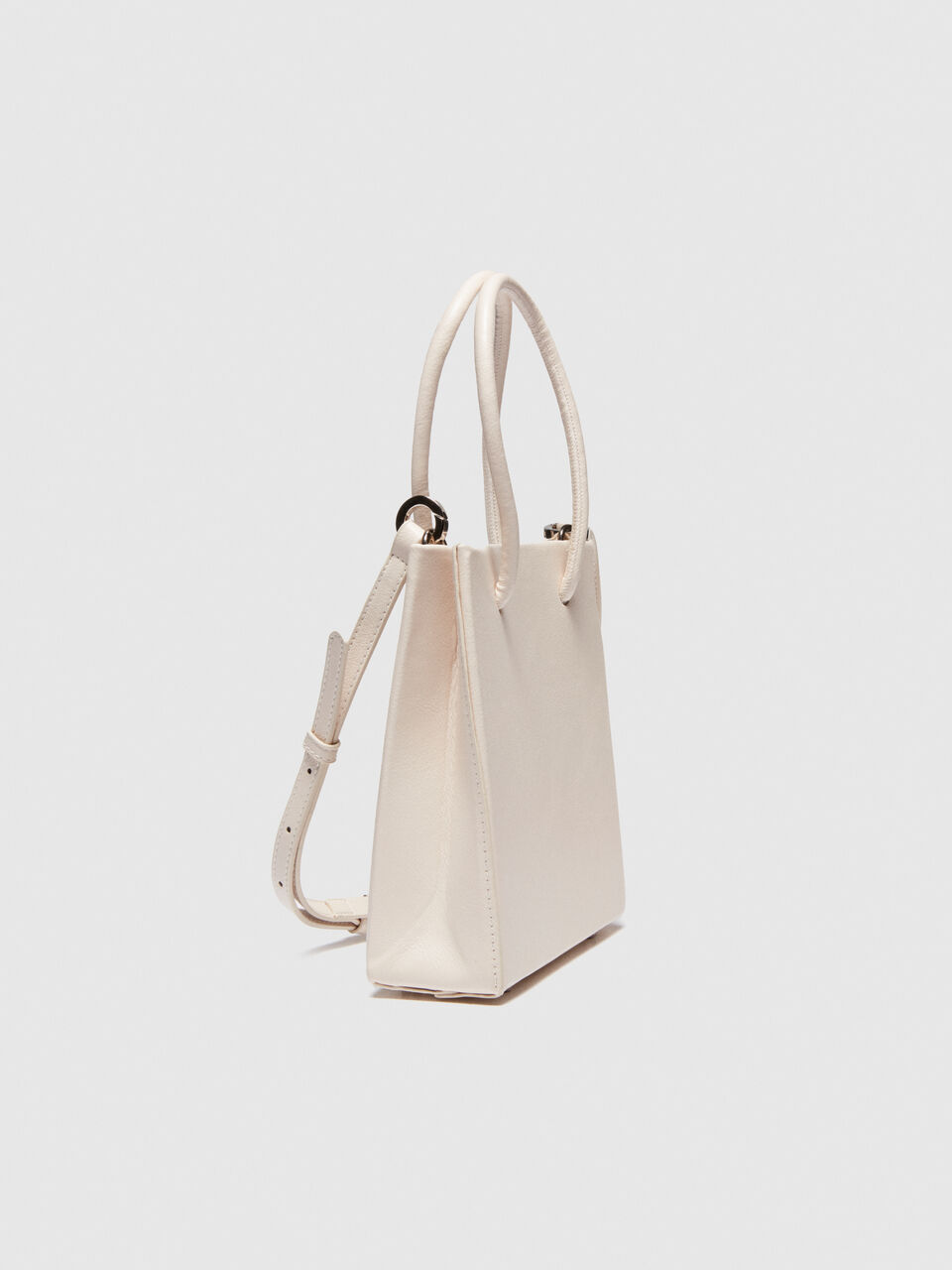 Mini tote bag with shoulder strap Women image number null