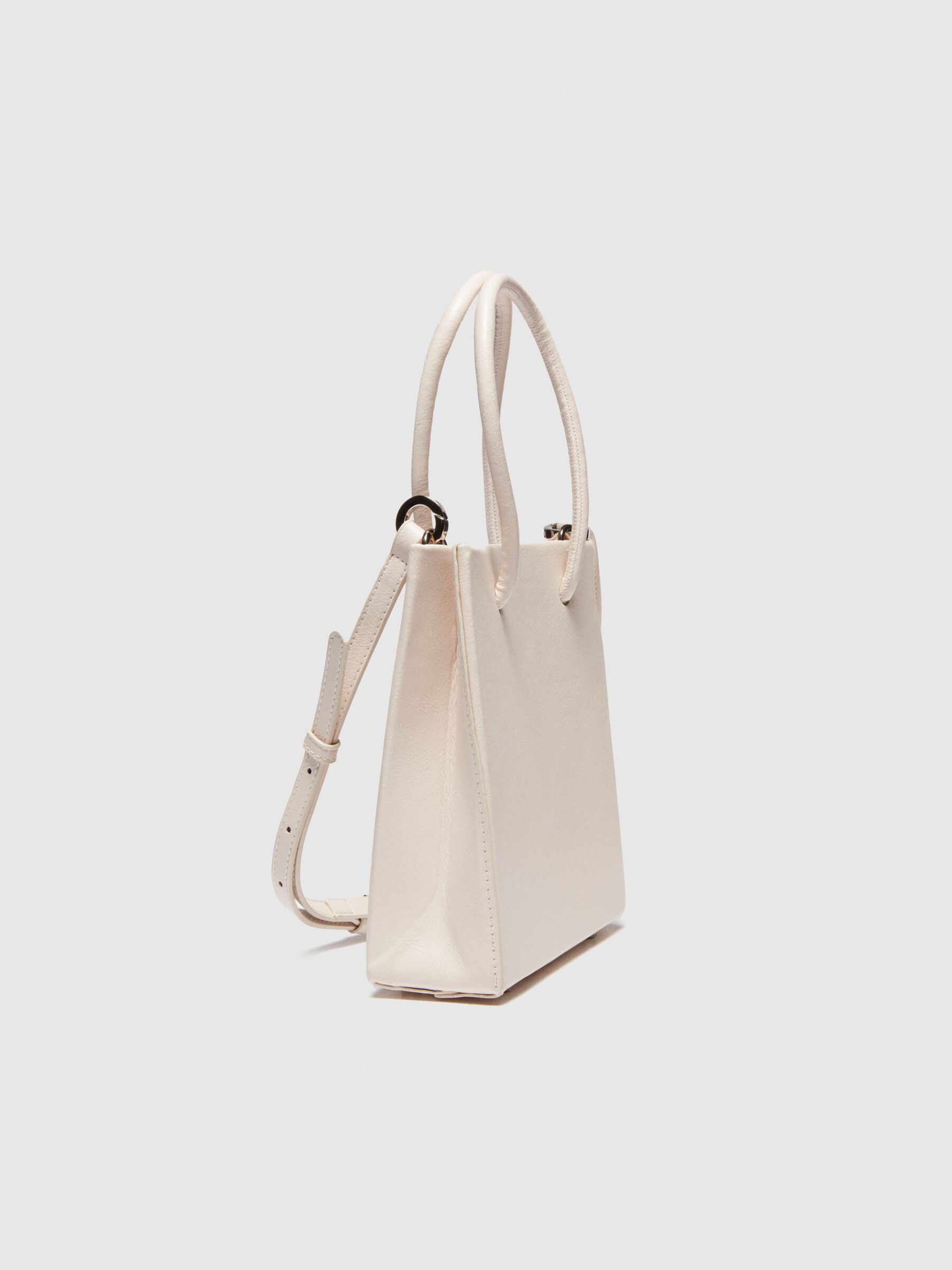 Mini tote bag with shoulder strap Women image number null