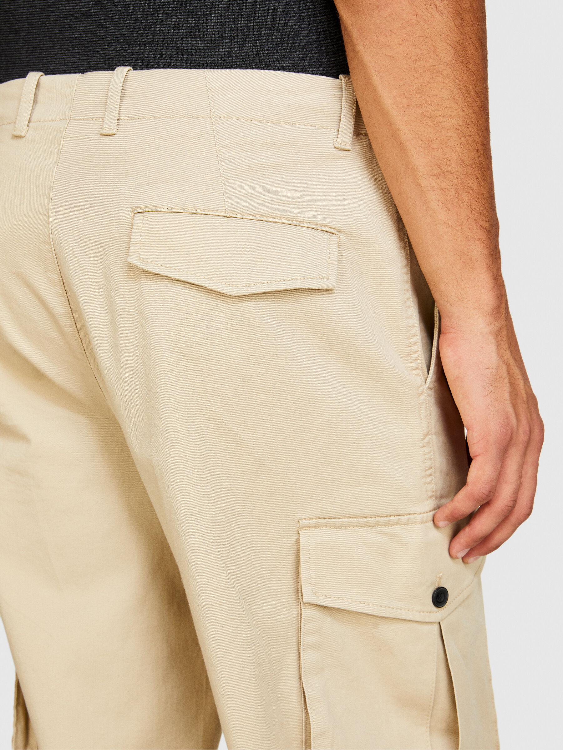 Buy Clothverse Mens Cargo Trousers | Size-34 | Color-Beige| Online at Best  Prices in India - JioMart.