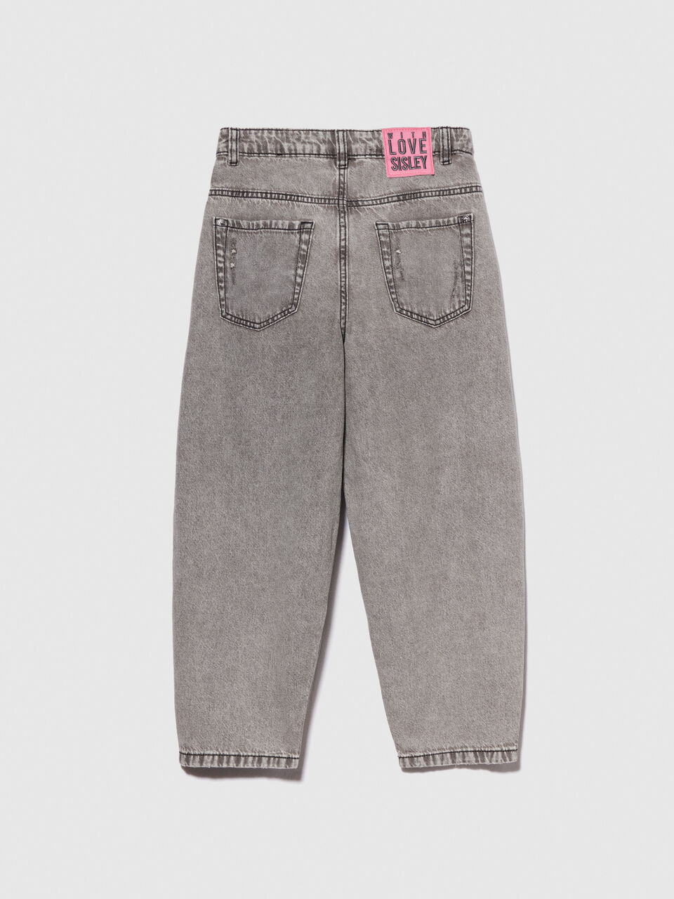 Slouchy jeans with tears Junior Girl image number null