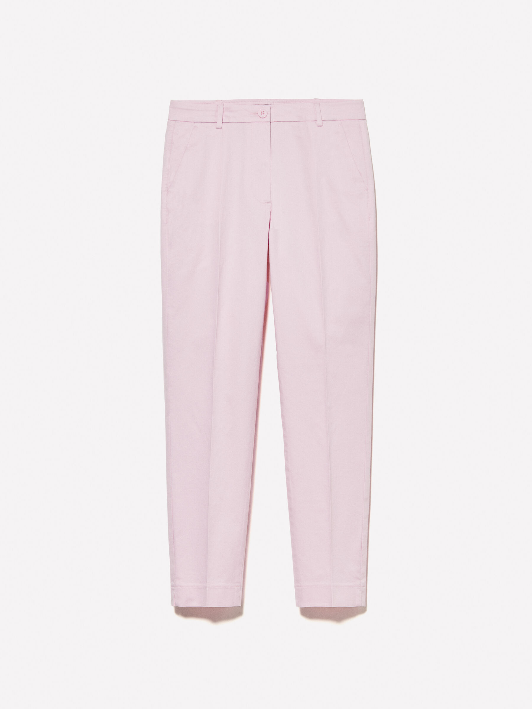 Pink regular fit chinos , Soft Pink - Sisley