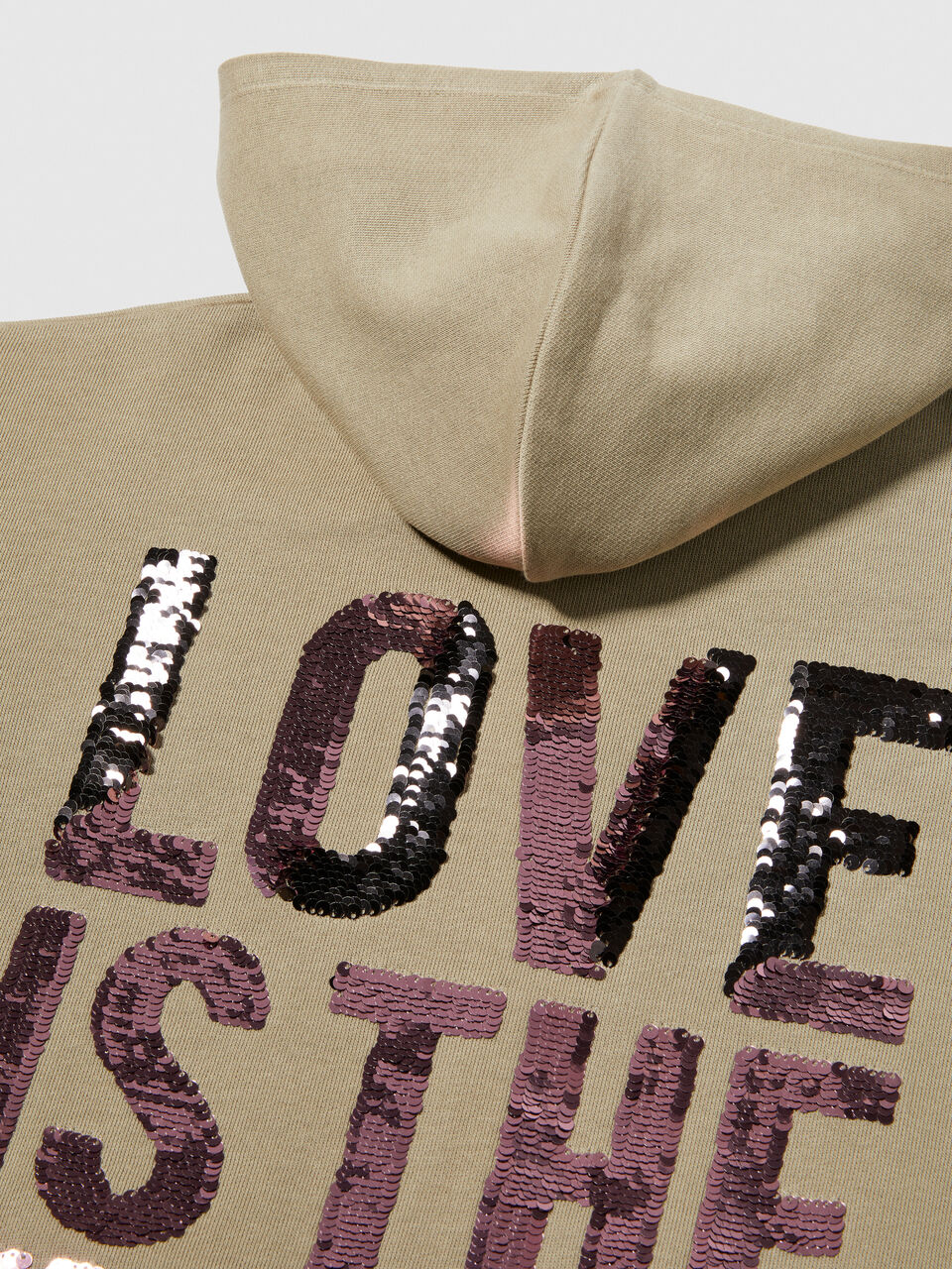 Sweatshirt with flip-up sequins Junior Girl image number null