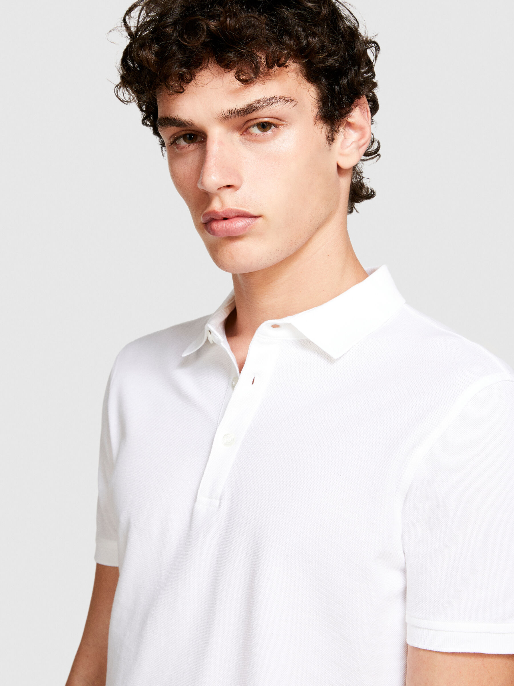 Slim fit polo Men image number null