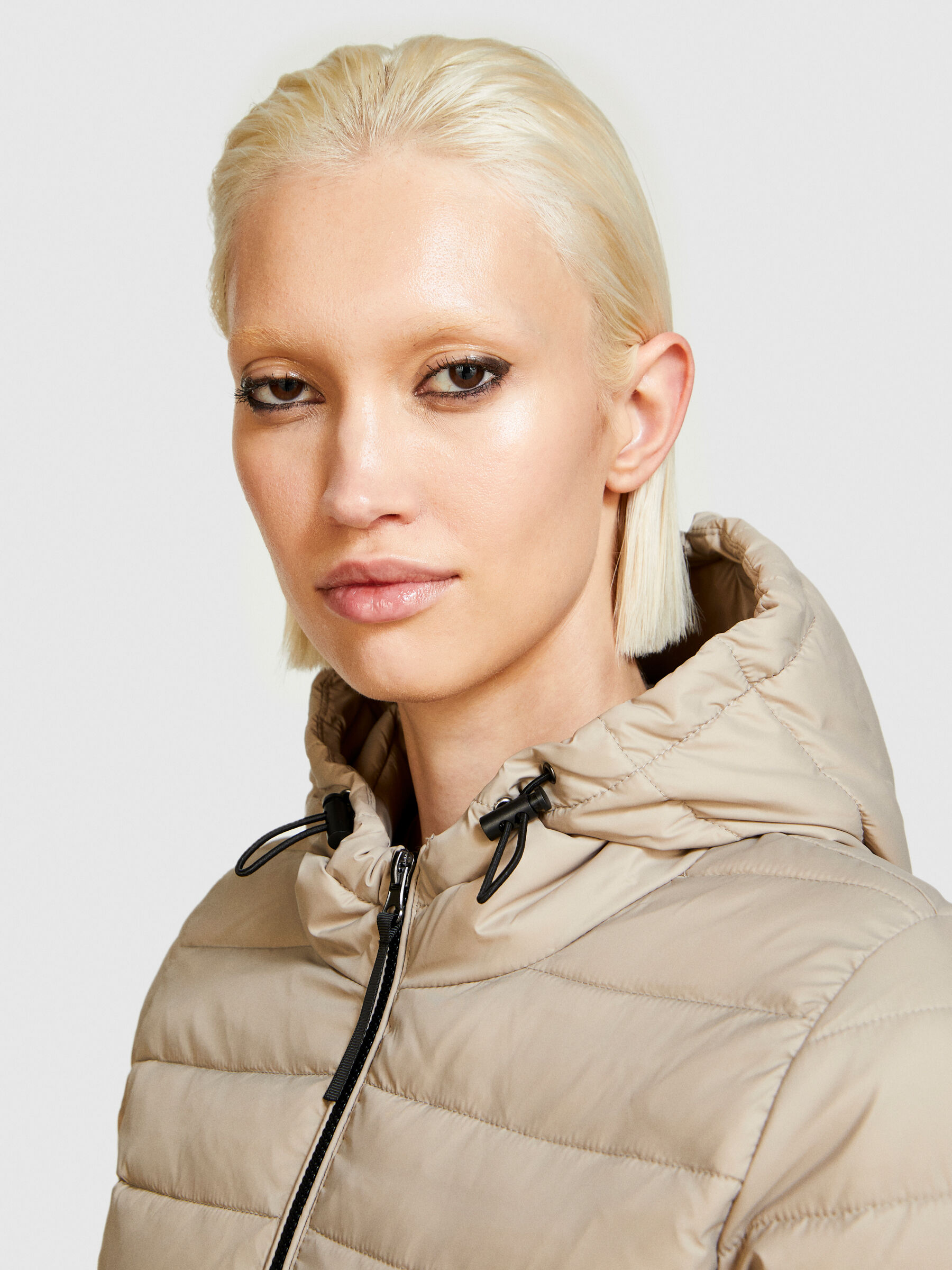 Sisley puffer jacket on sale