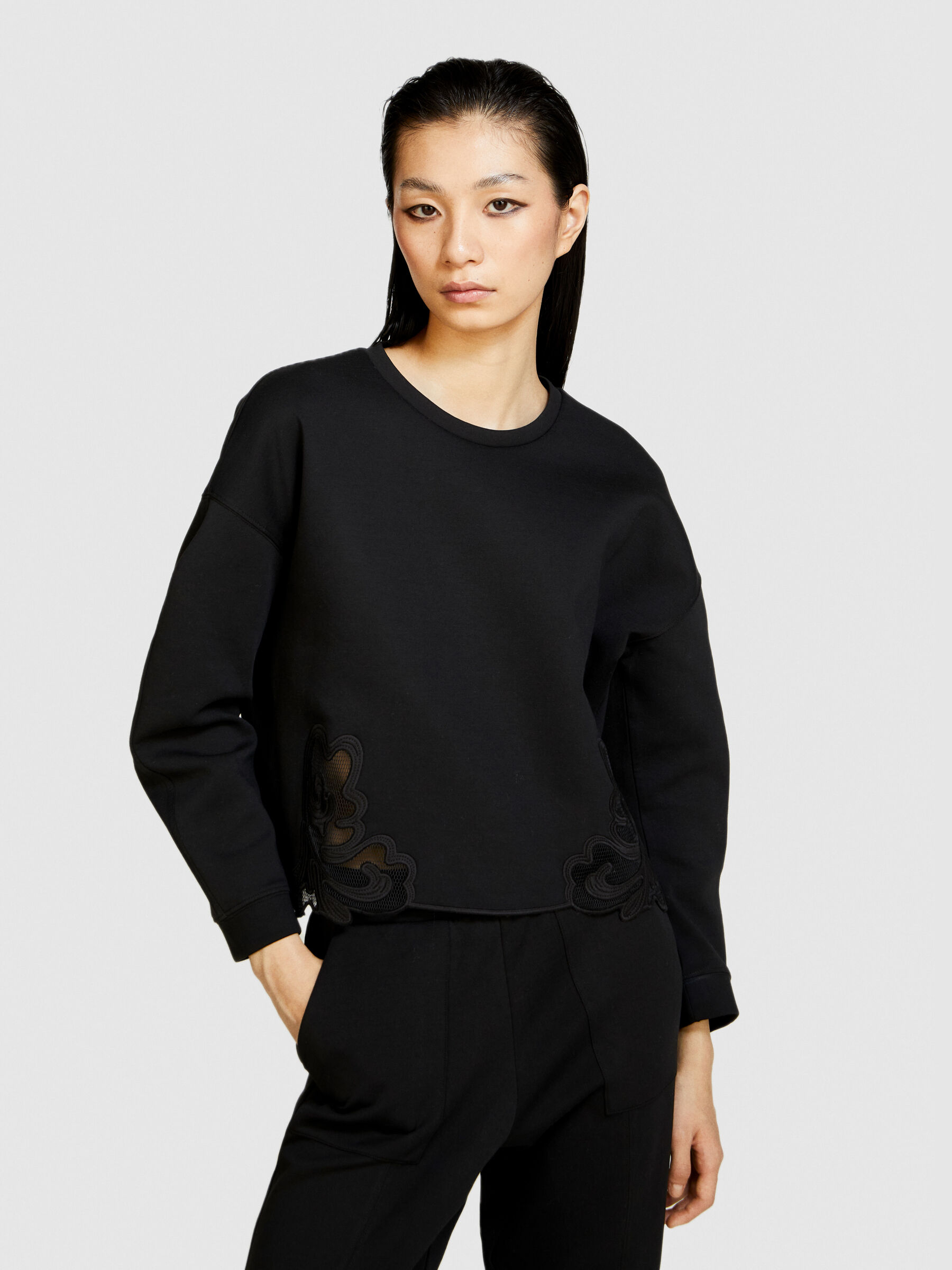 Sweatshirt with embroidery Women image number null