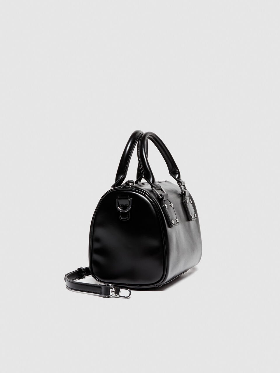 Mini vanity-style handbag with shoulder strap Women image number null