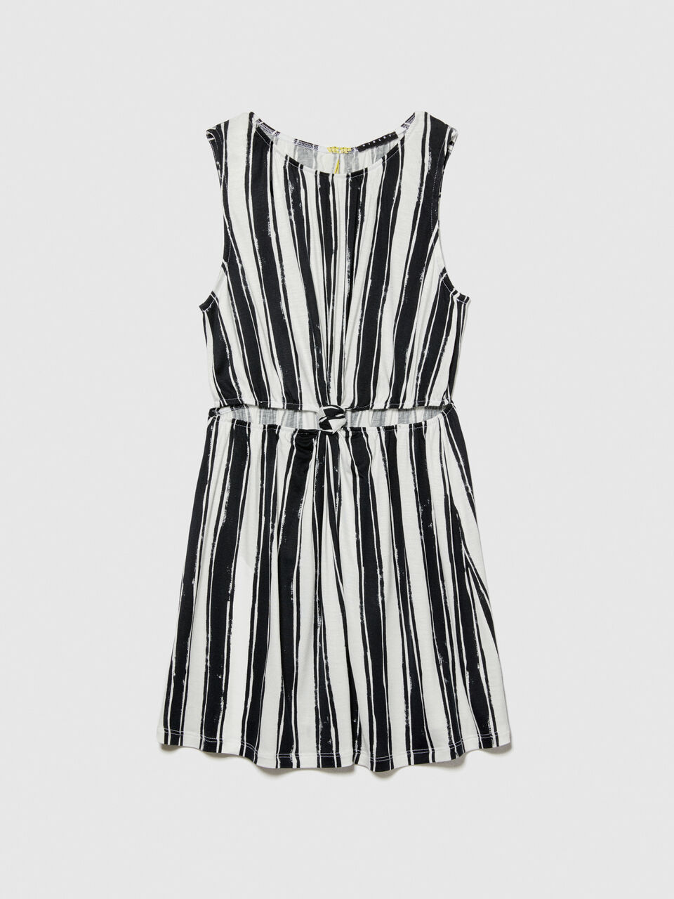 Printed dress with knot Junior Girl image number null