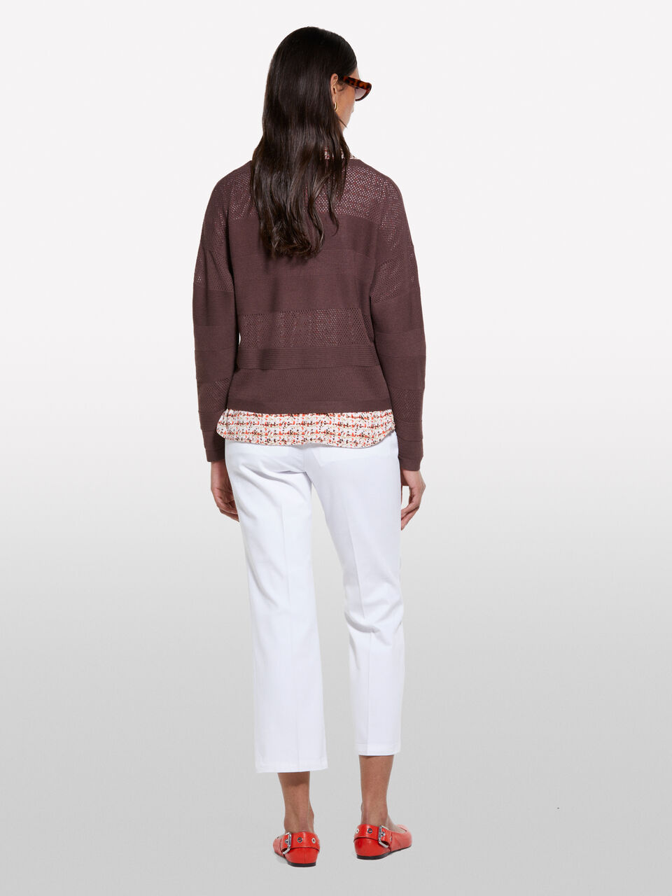 BOAT-NECK SWEAT.L/S Women image number null