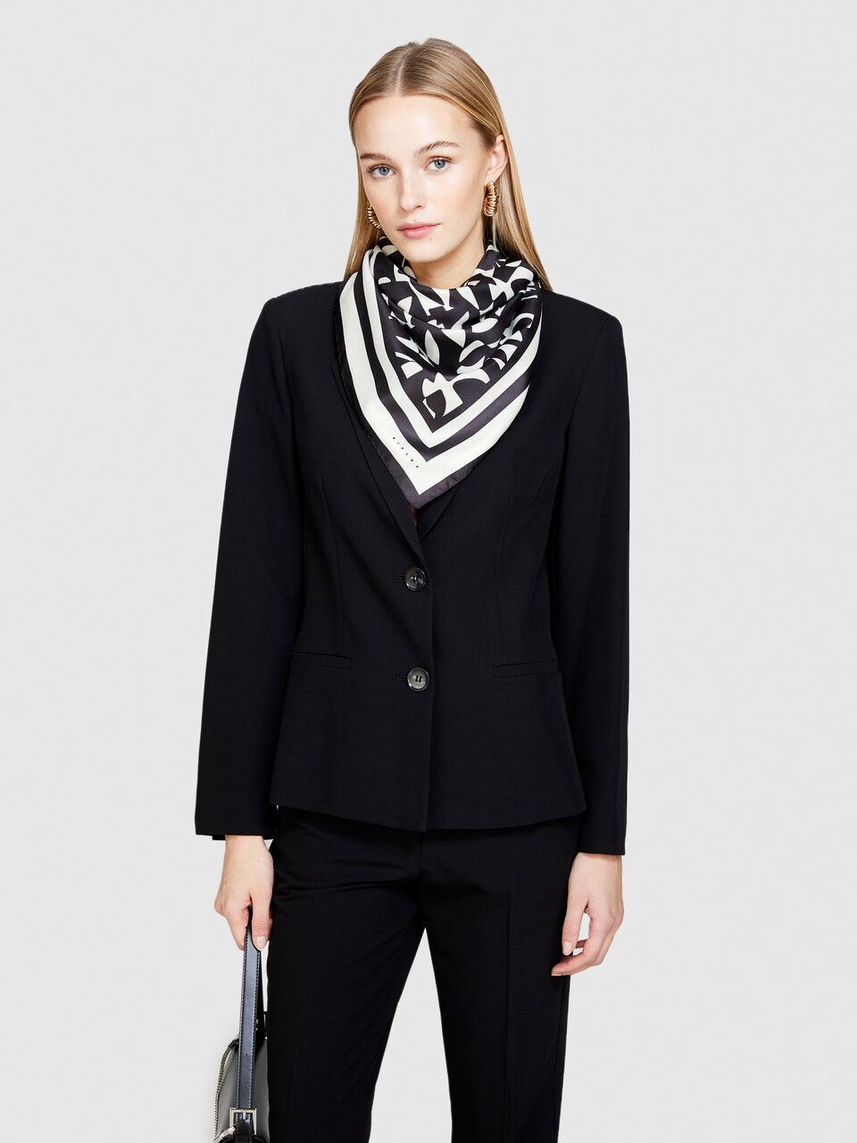 Printed square scarf Women image number null