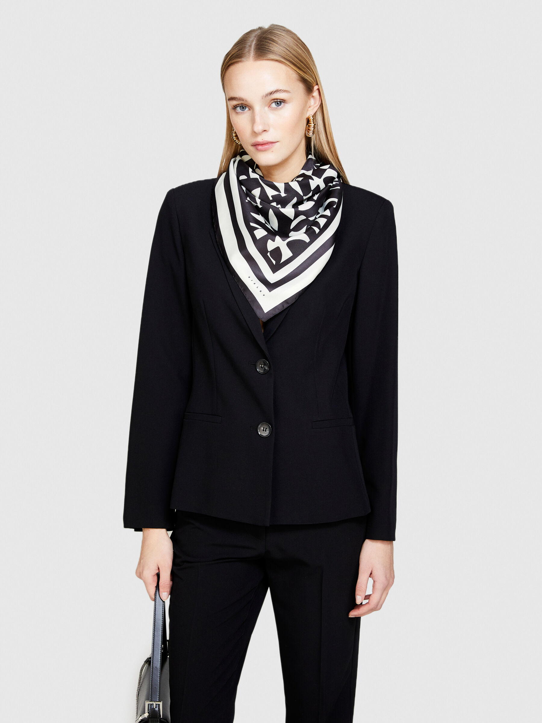 Printed square scarf Women image number null