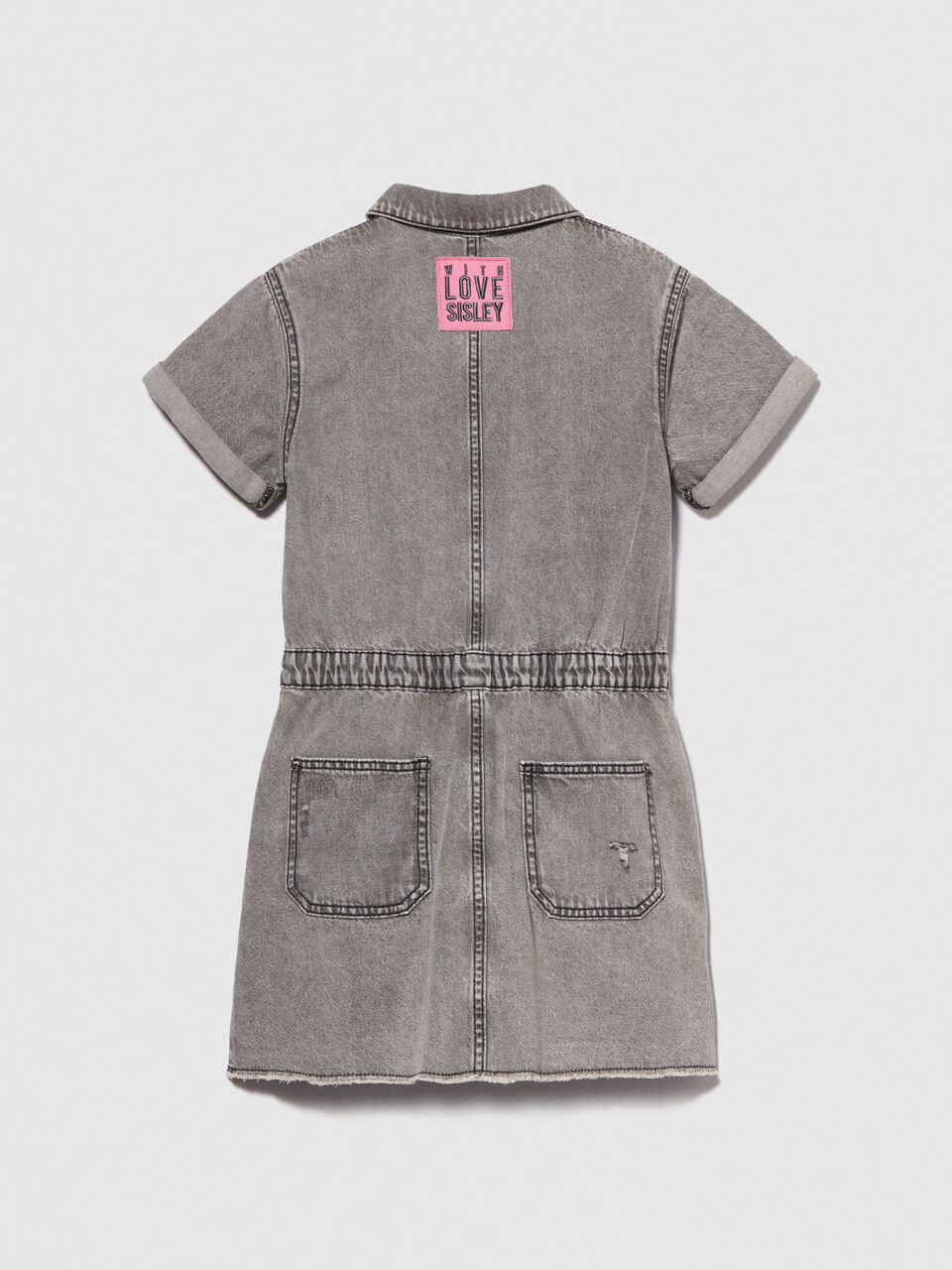 Denim dress with tears Junior Girl image number null