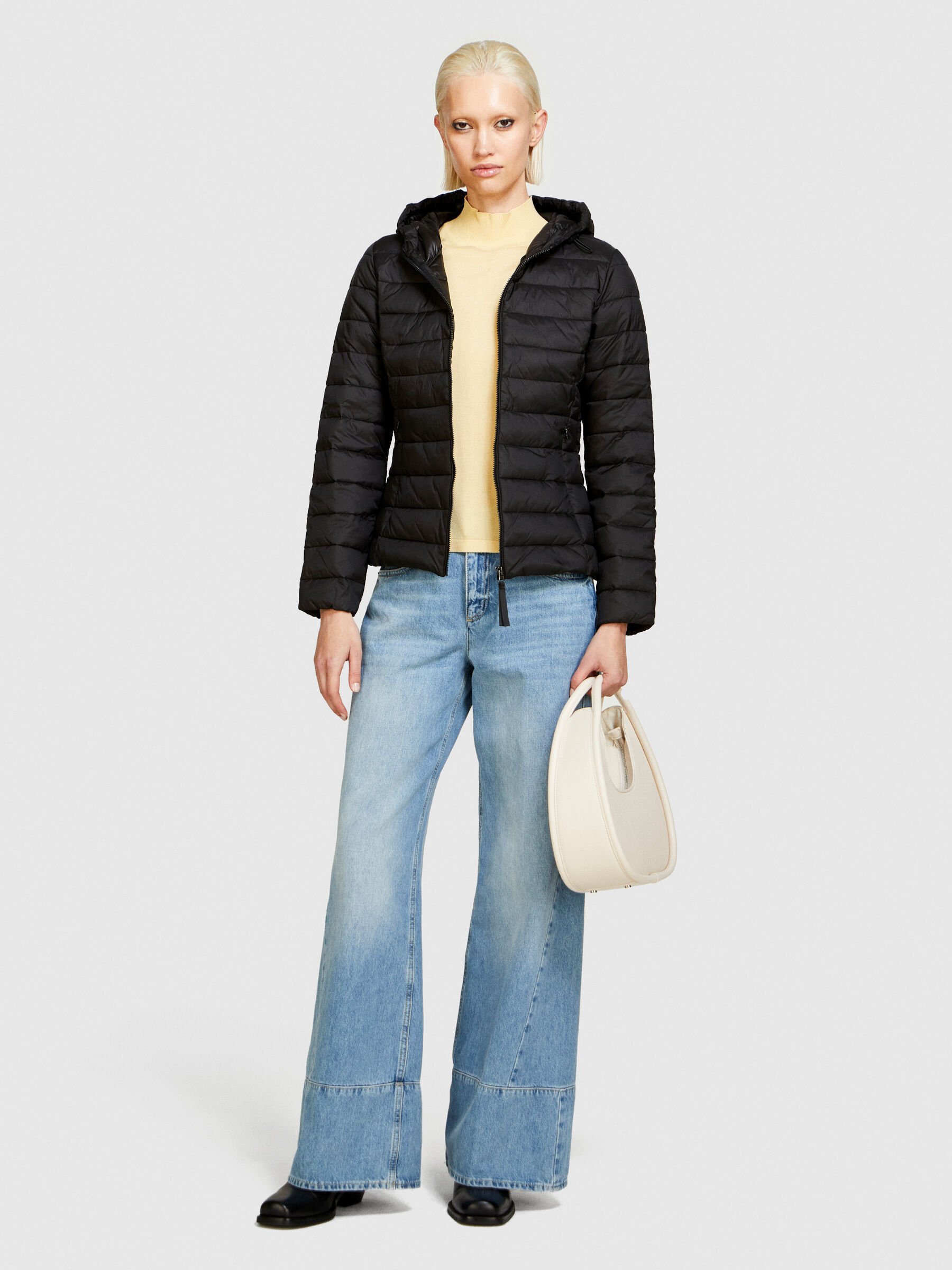 Slim puffer jacket women's top