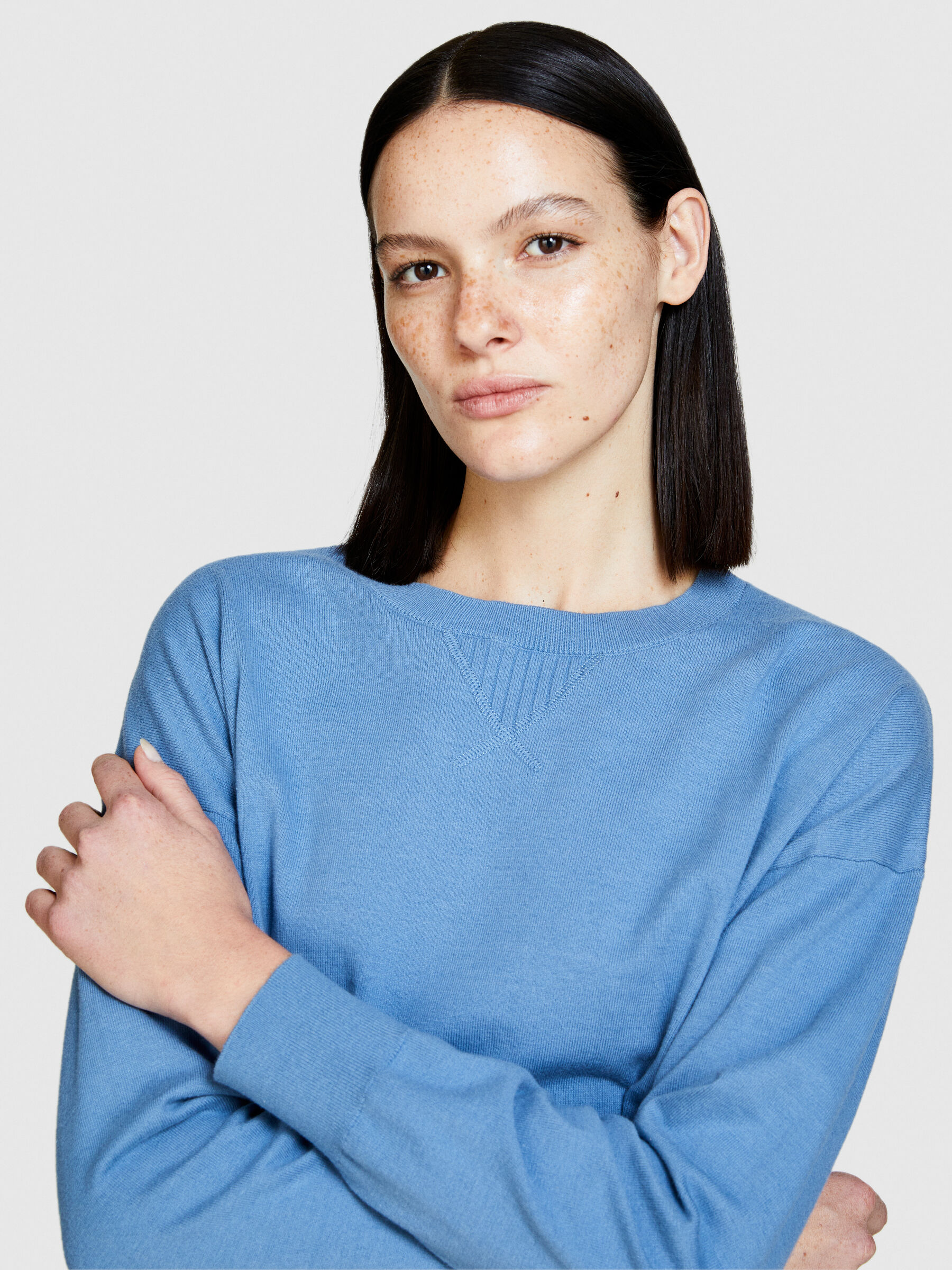 Sweater with slits Women image number null