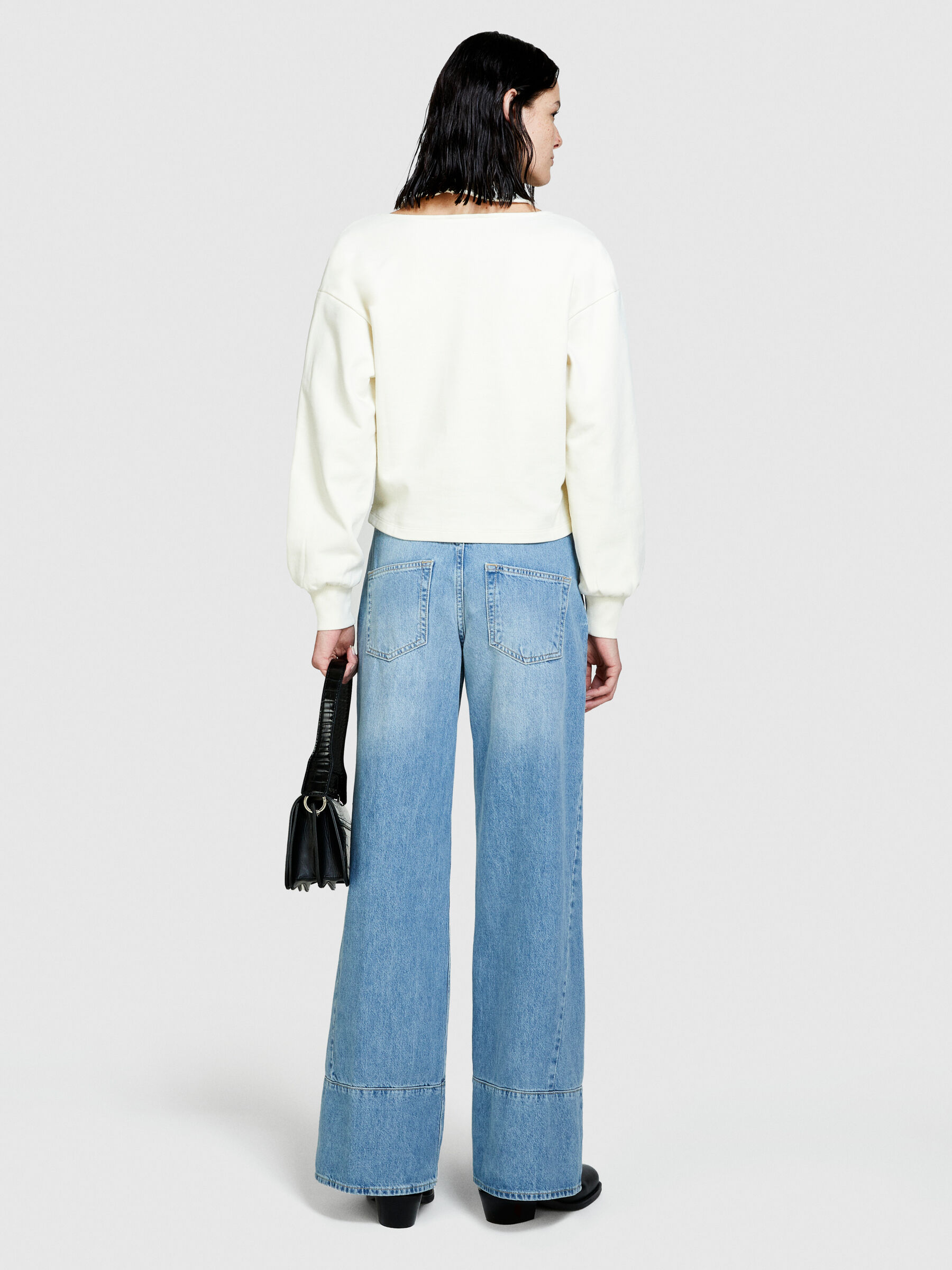 Off-the-shoulder sweatshirt Women image number null
