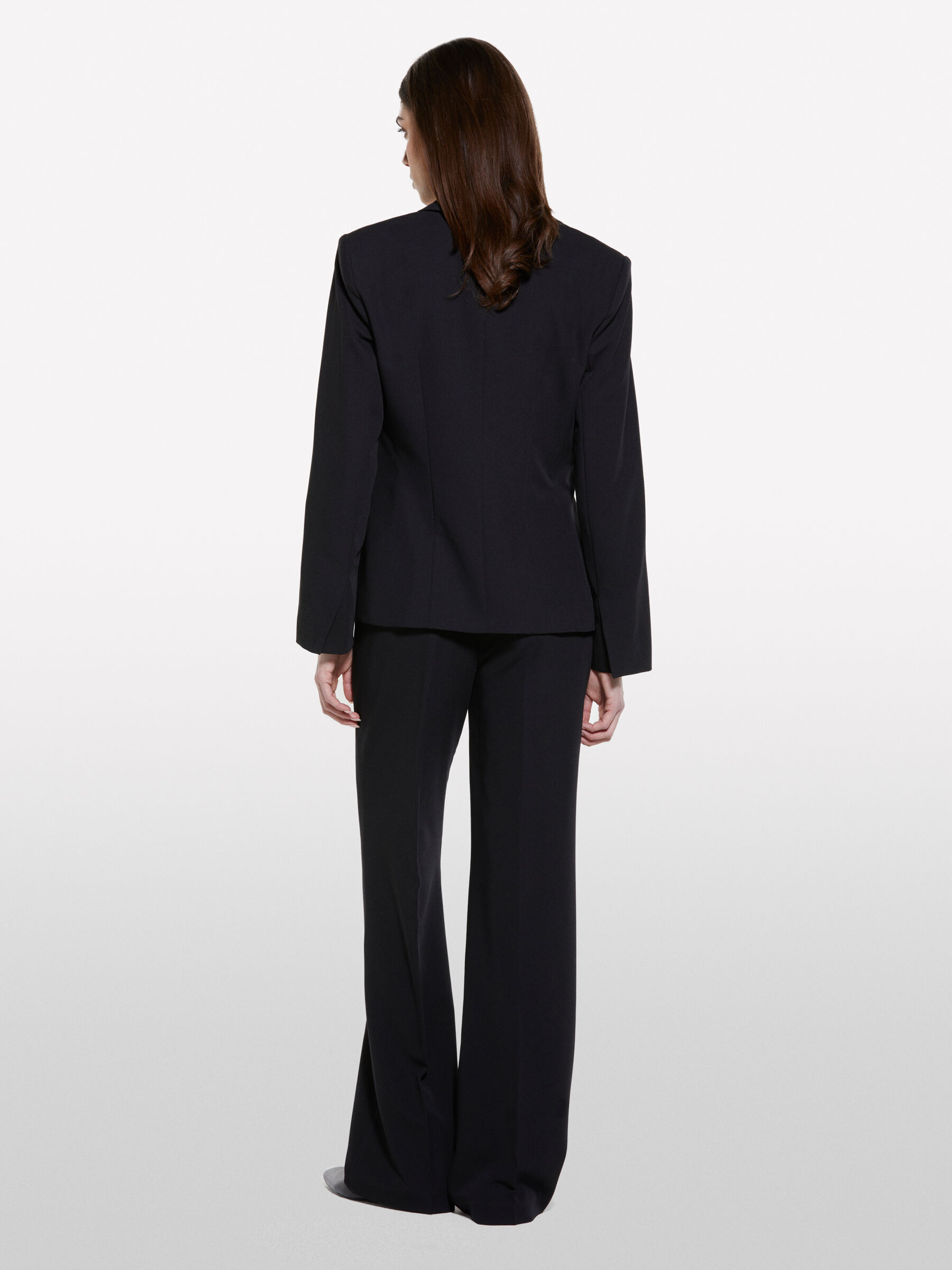 Black slim fit blazer, Black - Sisley