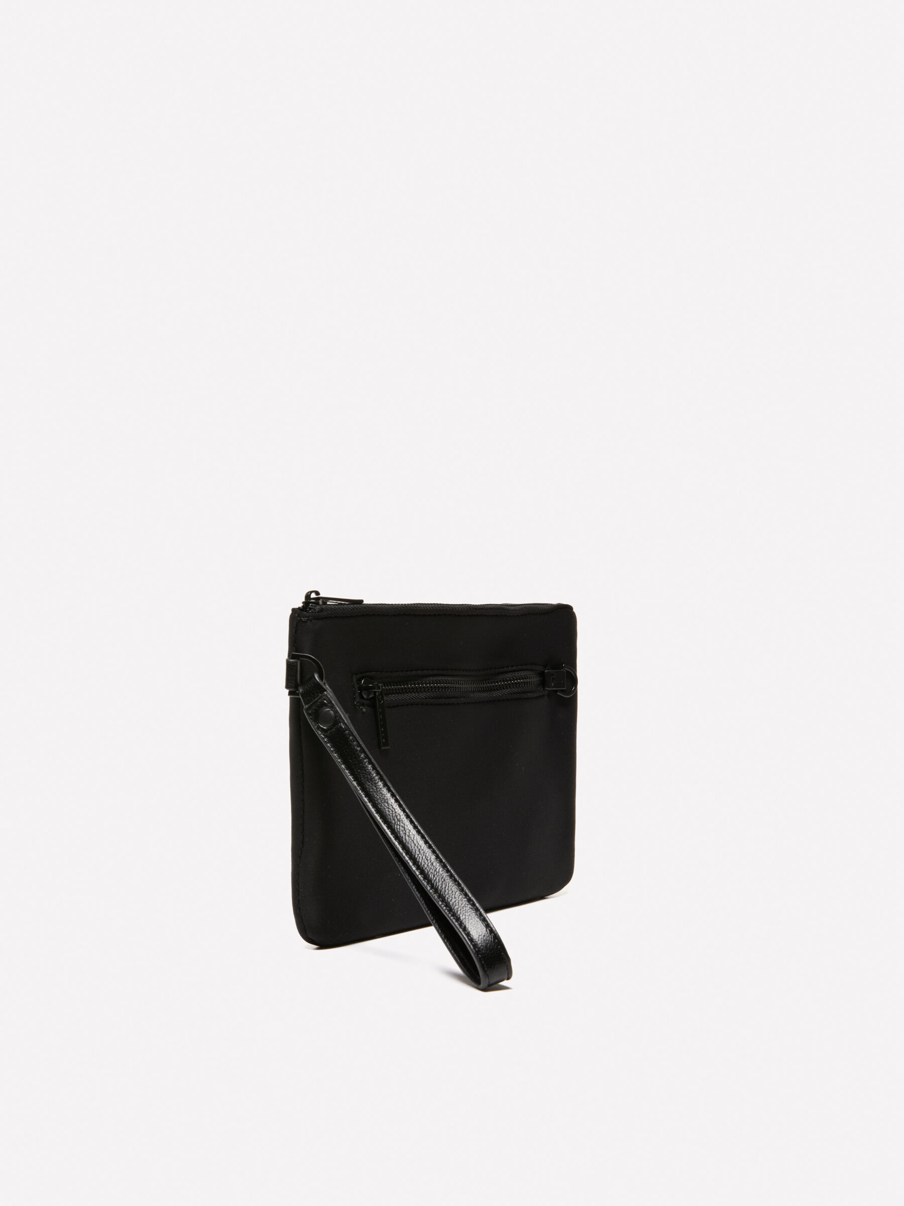 レビュー高評価商品 Multi-use black clutch bag, Black - Sisley ジャケット・アウター