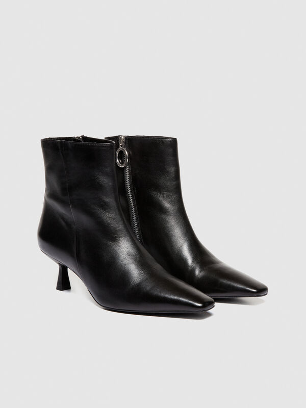 Leather ankle boots - women's boots and ankle boots | Sisley