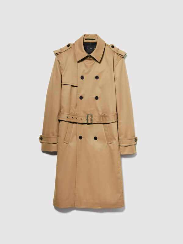 Trench coat with belt - men's trench coats | Sisley