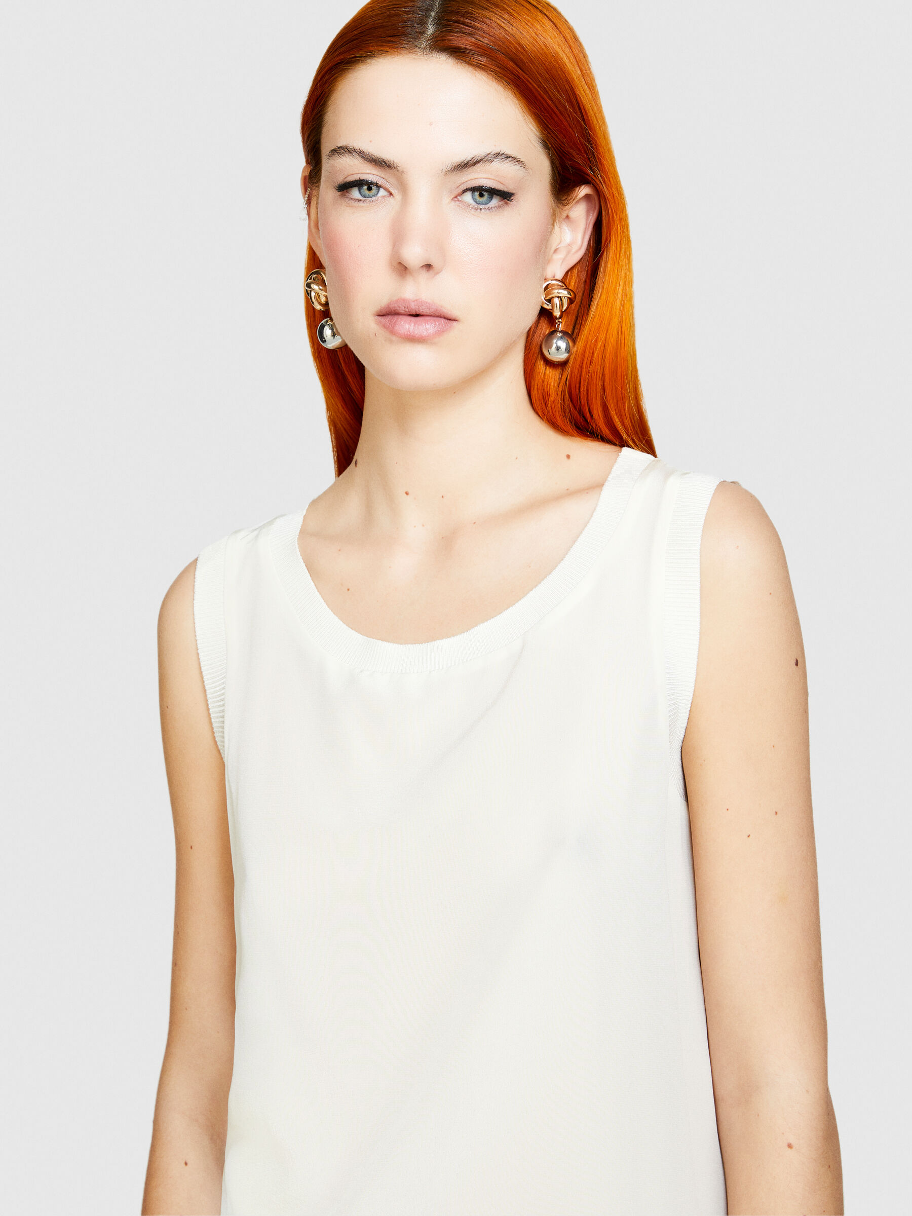 Silk top Women image number null