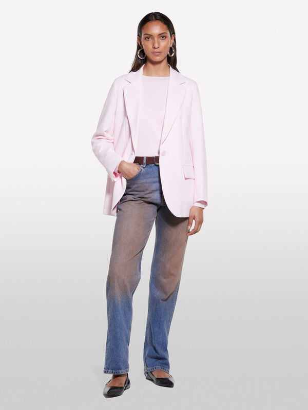 Pink boat neck sweater - women's boat neck sweaters | Sisley