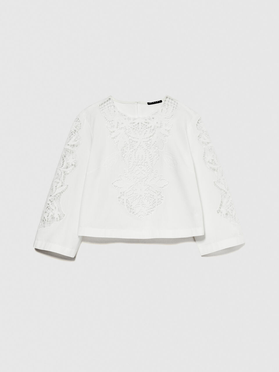 Blouse with crochet Women image number null