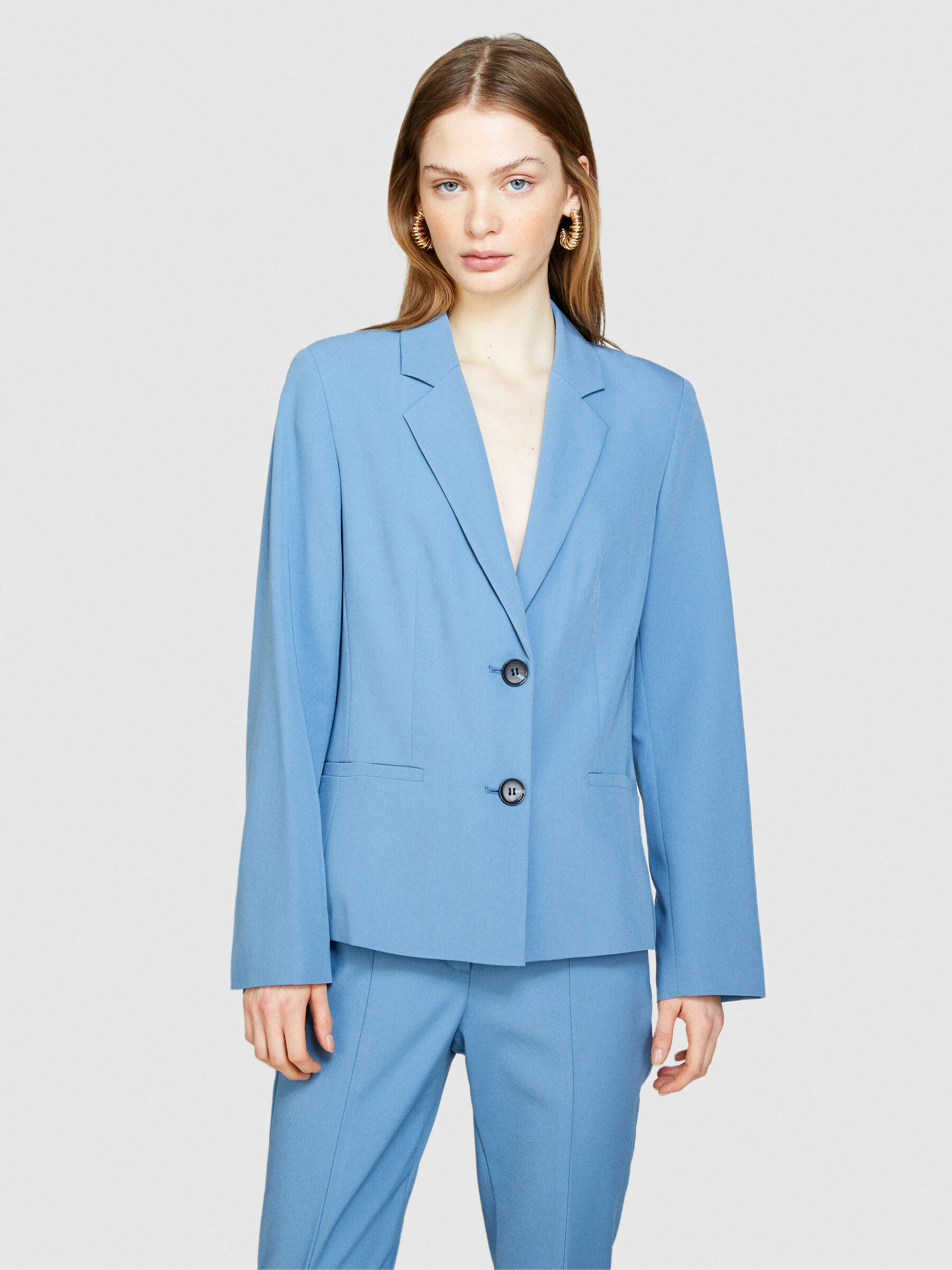 Blue suit jacket womens hotsell