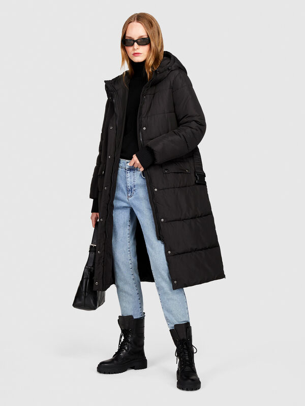 Longline padded jacket - women's puffer jackets and coats | Sisley