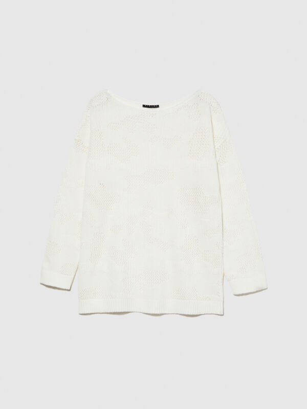Oversized sweater - girls' knitwear | Sisley Young