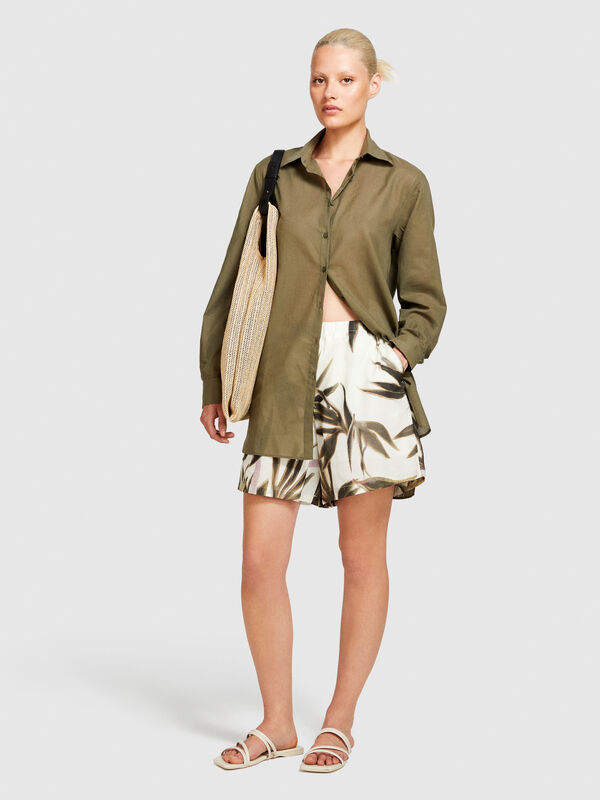 Printed shorts Printed shorts - women's shorts | Sisley